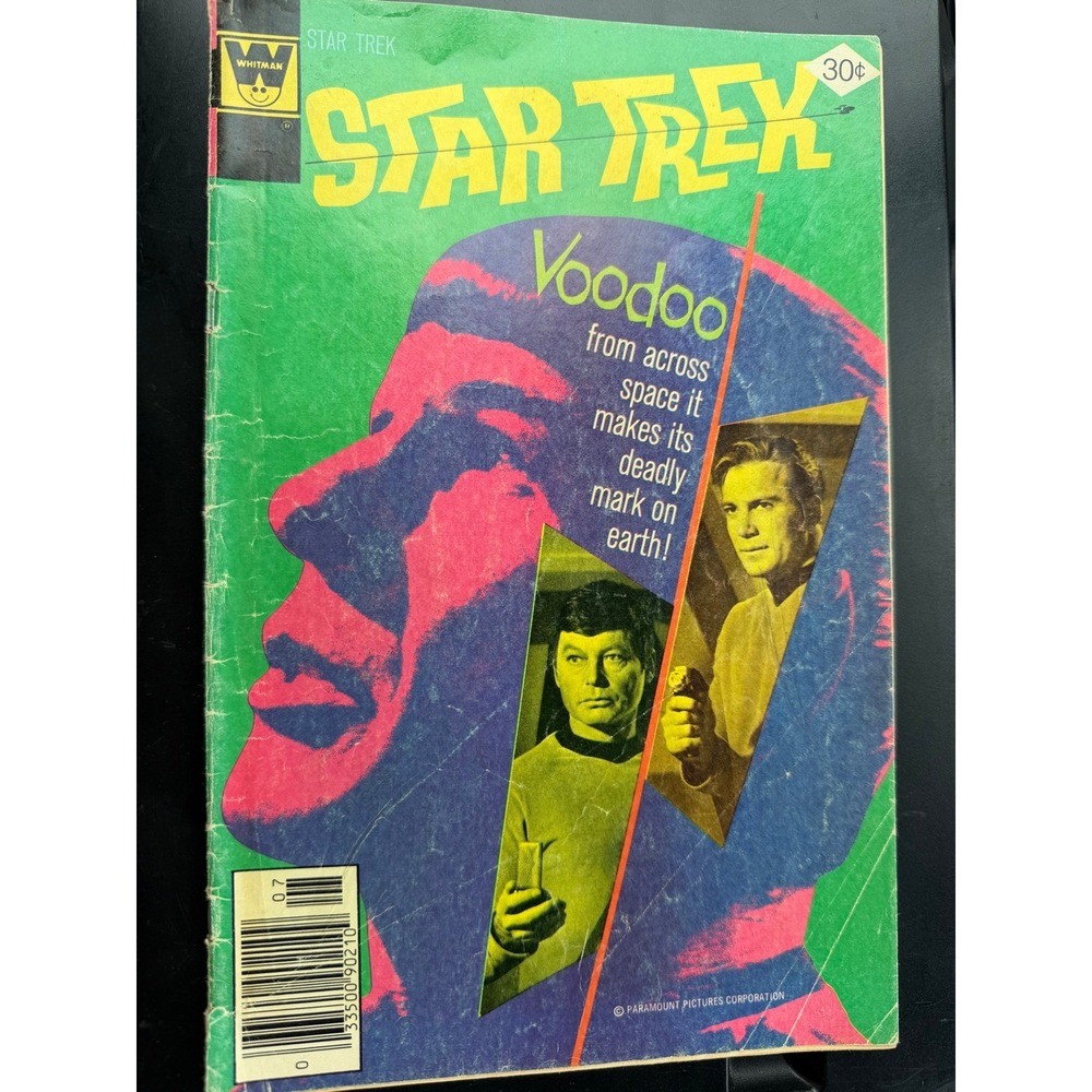 Star Trek #53 Voodoo 1978 Gold Key Whitman Variant 30 Cent Bronze Age Kirk Spock
